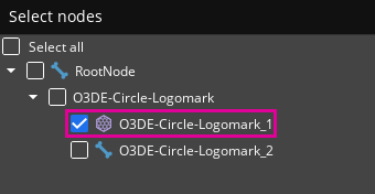 Selecting a PhysX mesh.