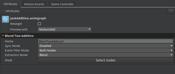 Blend Two Additive node.