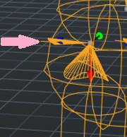 Example that shows the line for the twist limit value in the wedge