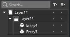 Right-click in the Entity Outliner and choose Create layer.