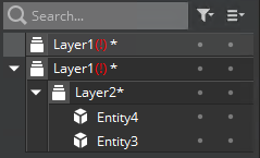 Right-click in the Entity Outliner and choose Create layer.