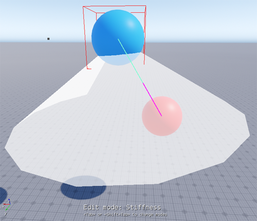 PhysX joint stiffness and damping modes
